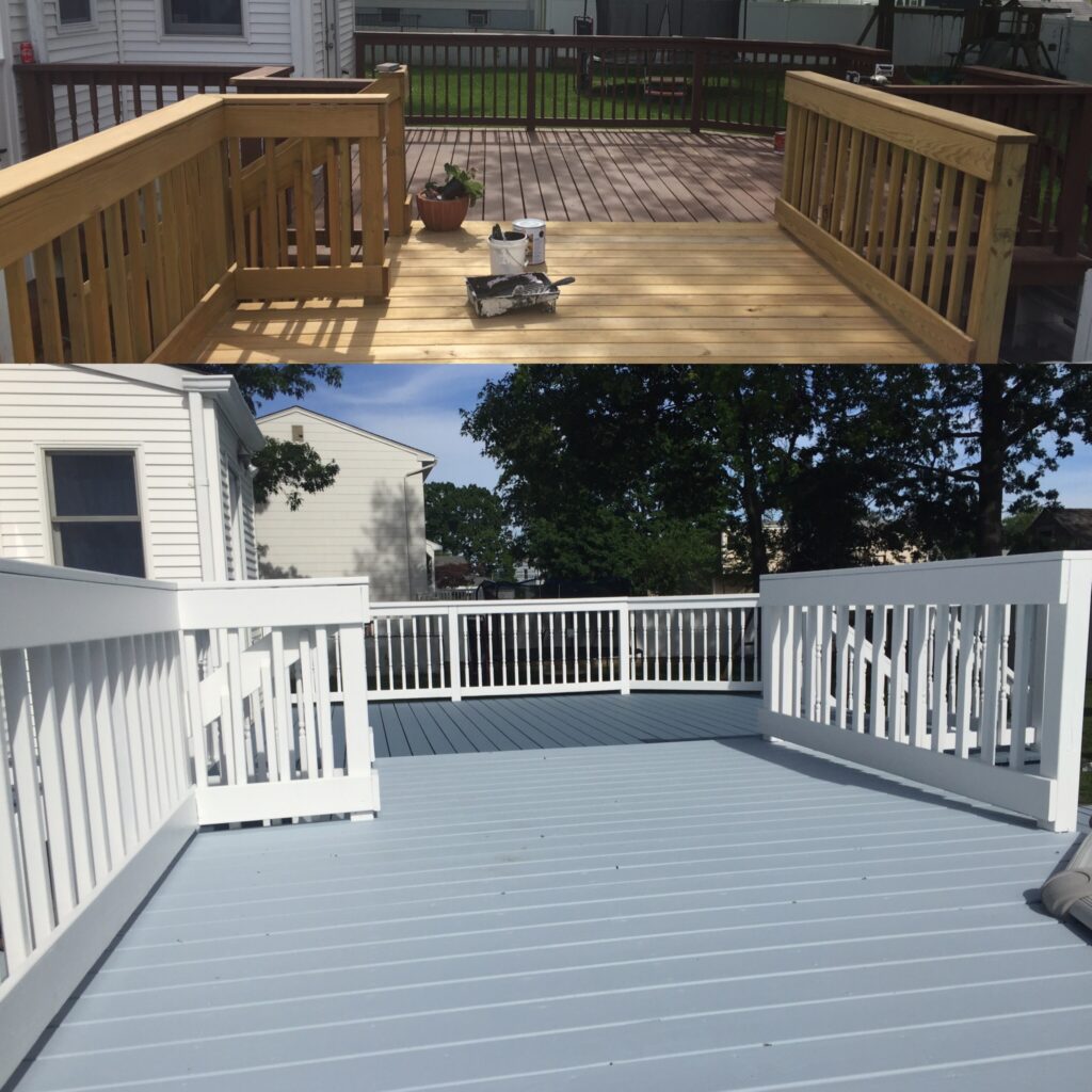 Deck painting in Nassau County, NY