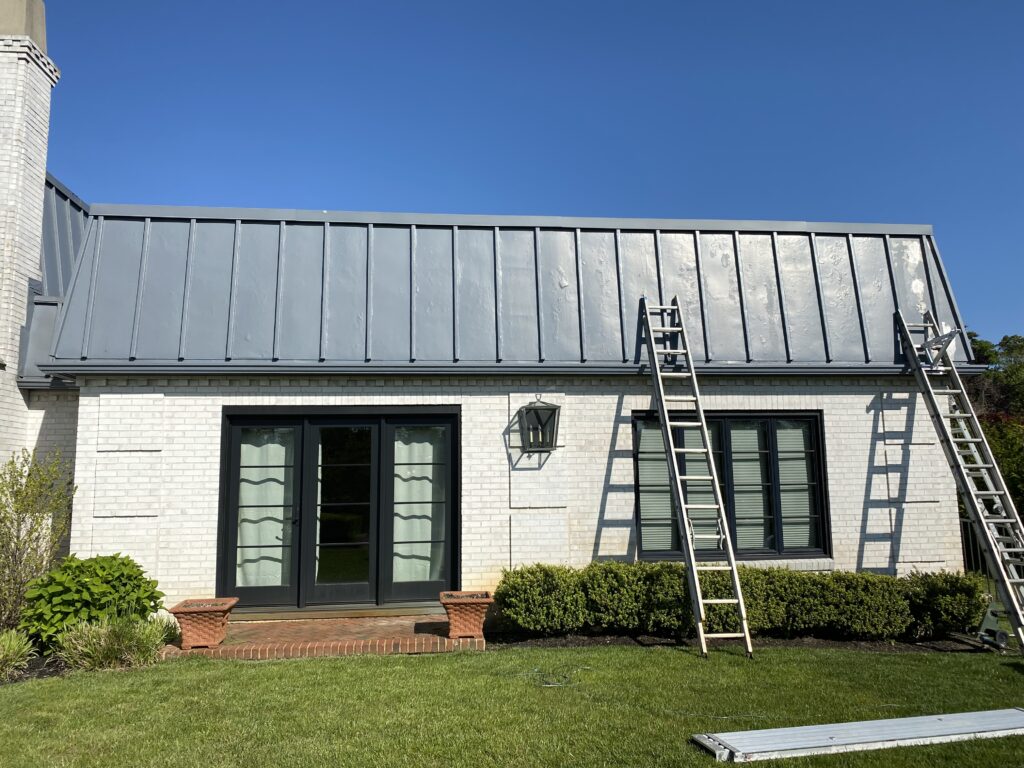 Painting survives in Hewlett, NY